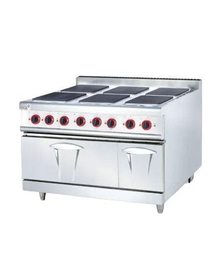 Commercial-Electric-6-Burner-Hotplate-with-Oven-amp-Cabinet-Eh-897A