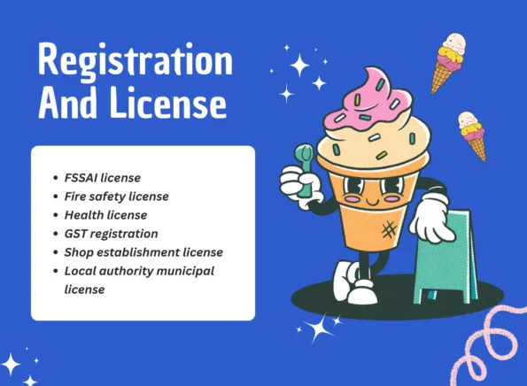 registration and license process of ice cream business