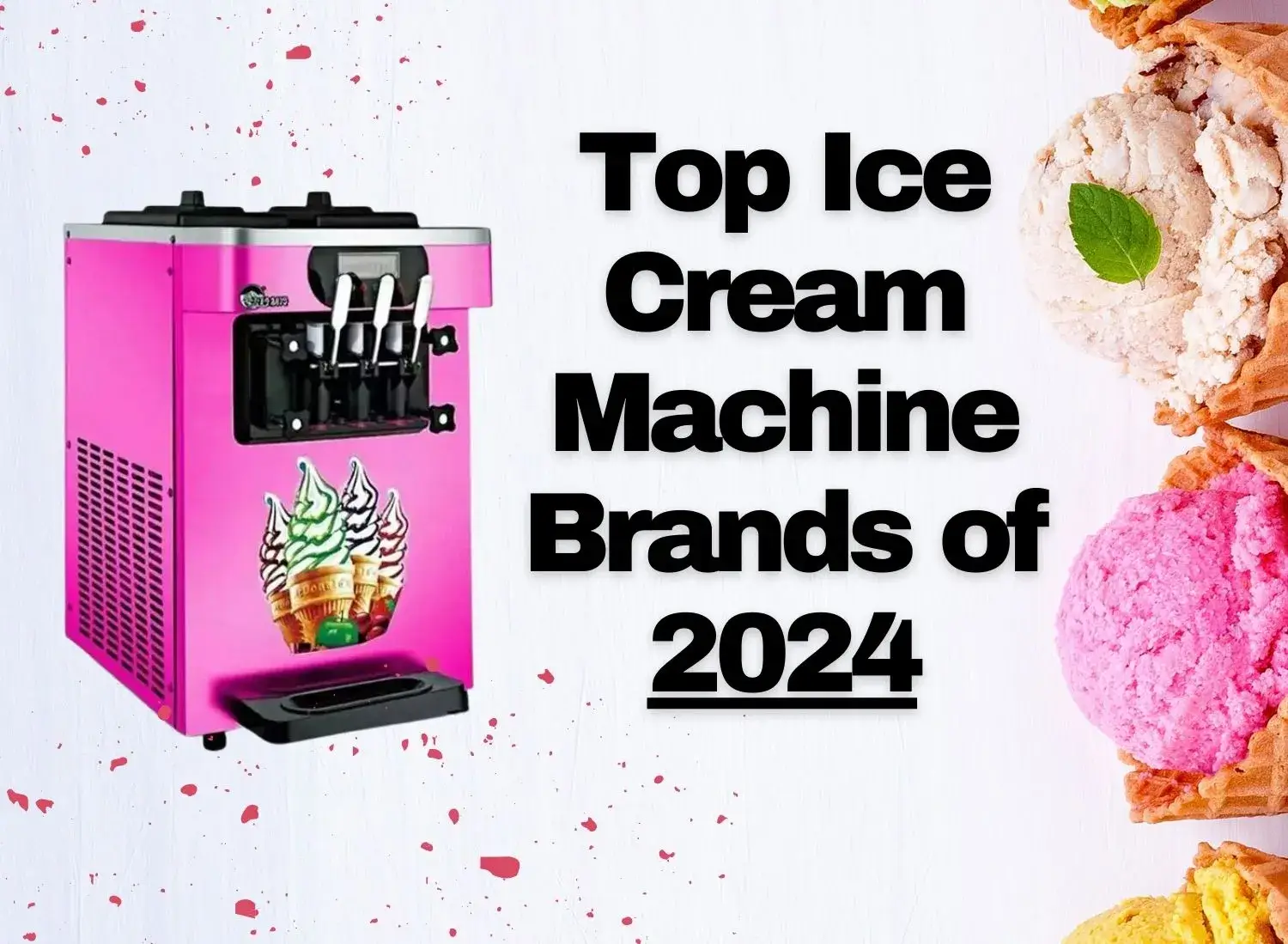 ice cream machine brands